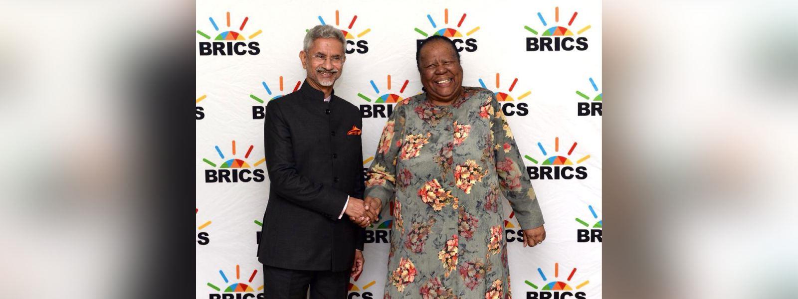 External Affairs Minister Dr. S. Jaishankar met H.E. Ms. Naledi Pandor, Foreign Minister of South Africa on the sidelines of BRICS FMM in Cape Town