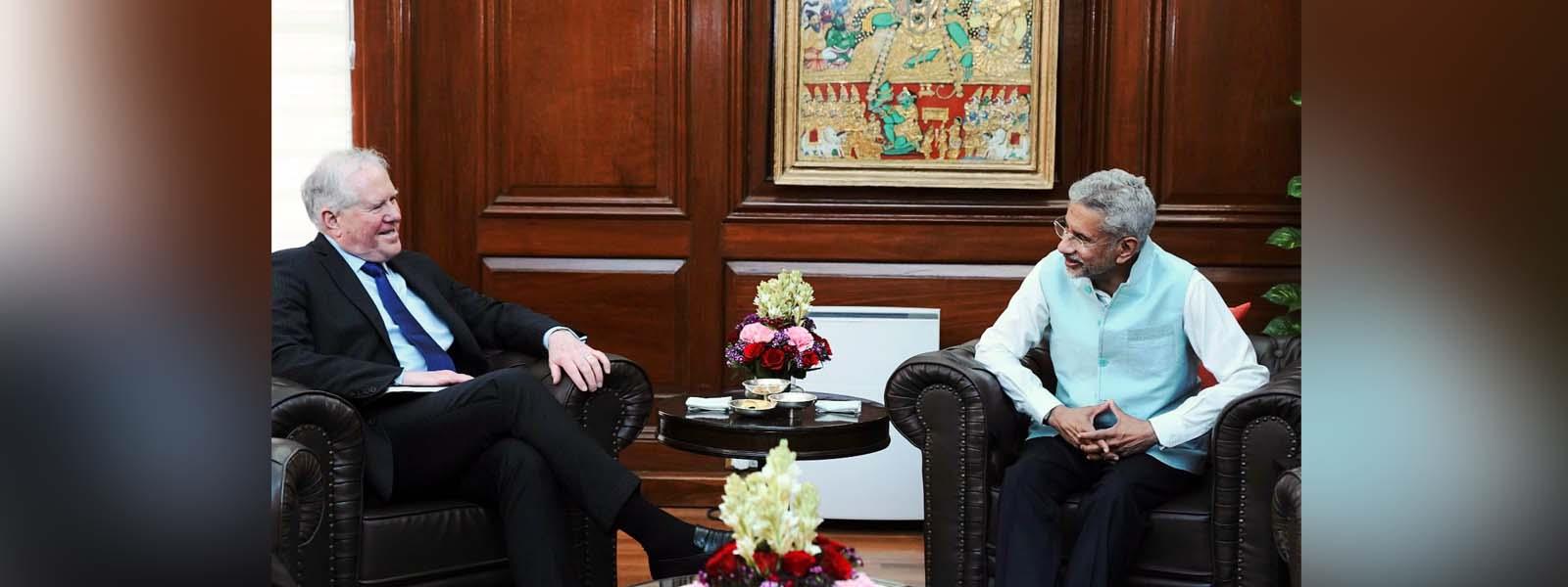 External Affairs Minister Dr. S. Jaishankar met H. E. Mr. Frank Kendall, Secretary of Air Force of United States in New Delhi