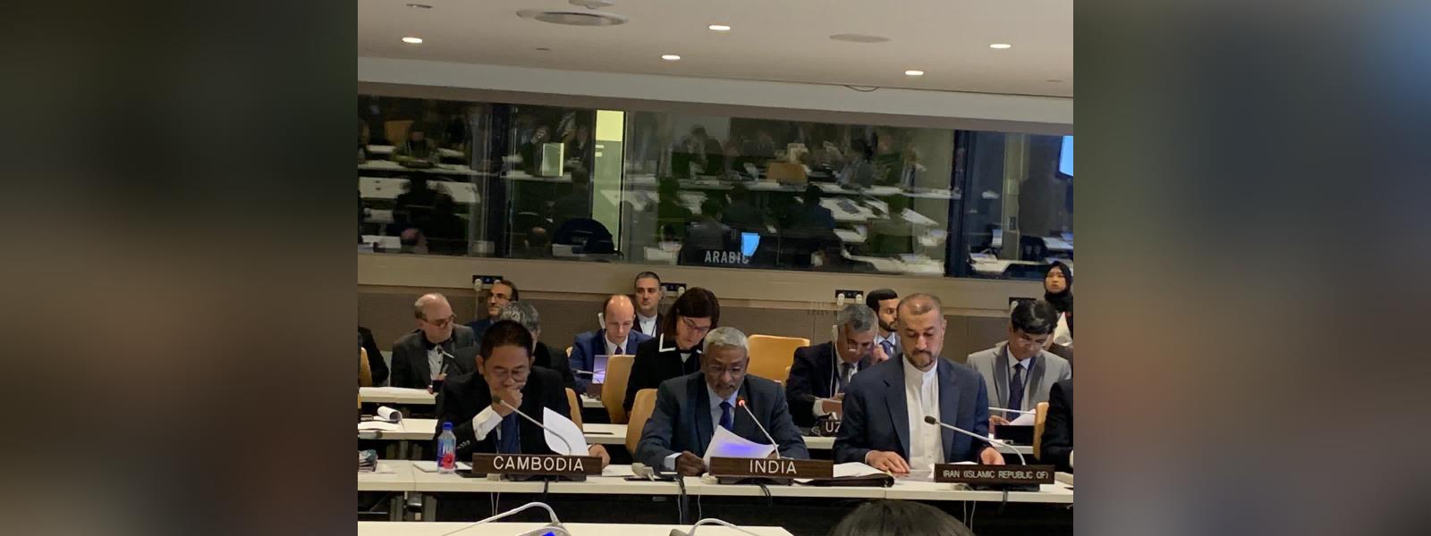 Secretary (ER) Shri Dammu Ravi led the Indian delegation at the 18th Asia Cooperation Dialogue (ACD) Ministerial Meeting held in New York on the sidelines of UNGA 78