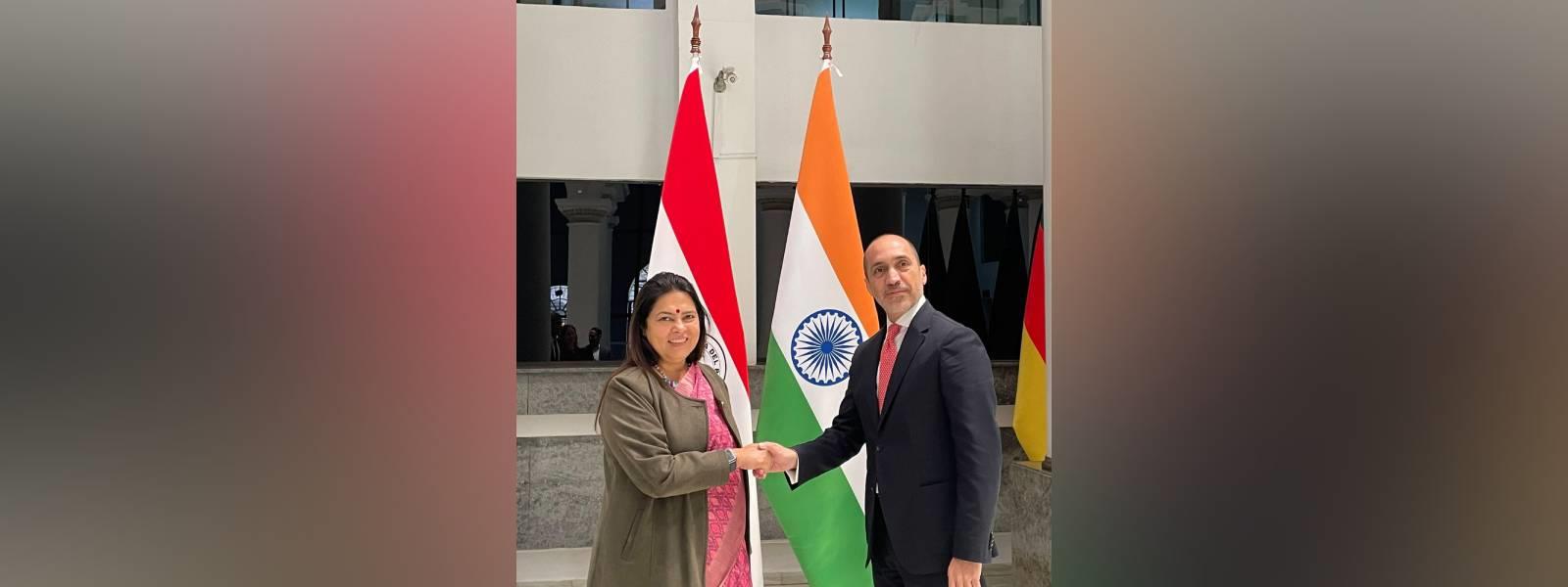 MoS met HE Mr Victor Verdun Vice foreign Minister of the Republic of Paraguay in “Aregua”