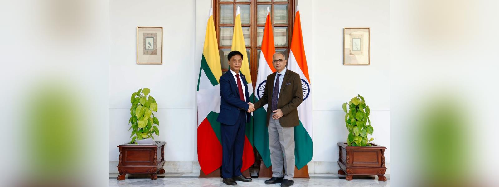 20th India-Myanmar Foreign Office Consultations held in New Delhi, co-chaired by Foreign Secretary Shri Vinay Kwatra and Deputy Foreign Minister of Myanmar, H.E. Mr. U Lwin Oo