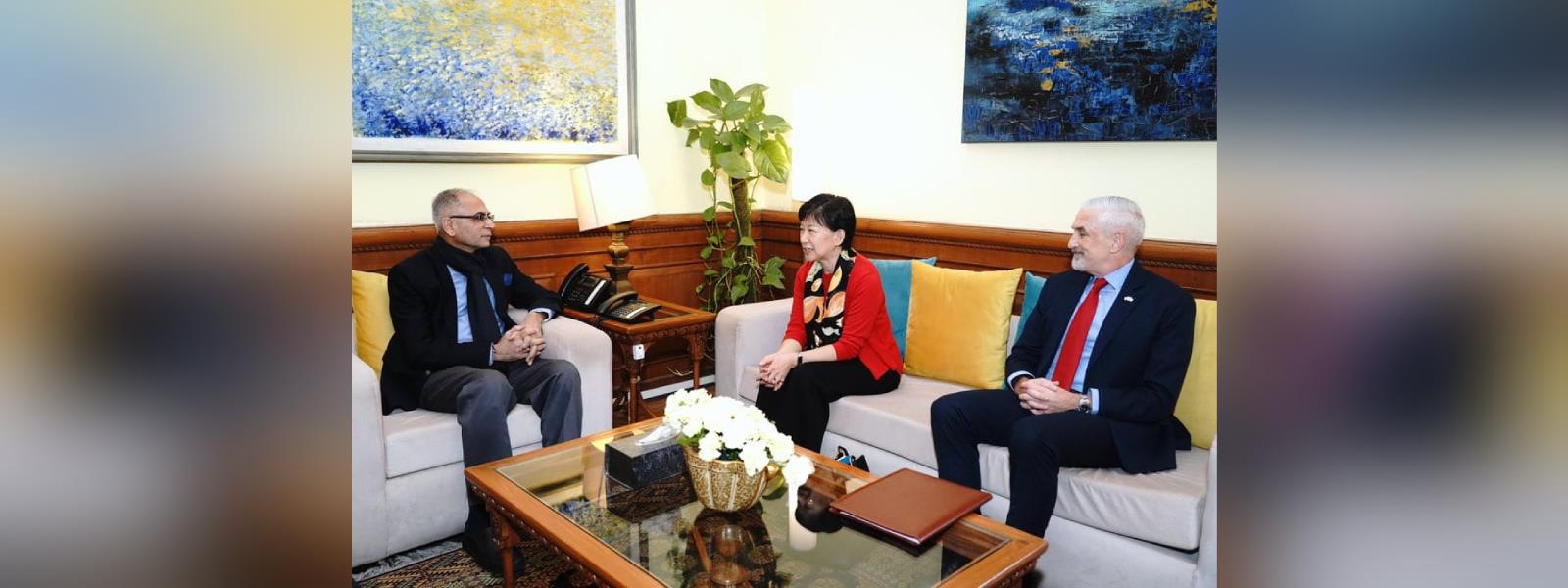 Foreign Secretary Shri Vinay Kwatra met H.E. Ms. Izumi Nakamitsu, UN Under Secretary-General & High Representative for Disarmament Affairs in New Delhi