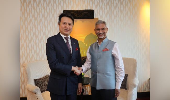 External Affairs Minister Dr. S. Jaishankar met H.E. Mr. Daren Tang, Director General of the World Intellectual Property Organization on the sidelines of the WAVE Summit 2025 in Mumbai