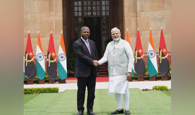 External Affairs Minister Dr. S. Jaishankar called on President of the Republic of Angola, H.E. Mr. Joao Manuel Goncalves Lourenco in New Delhi