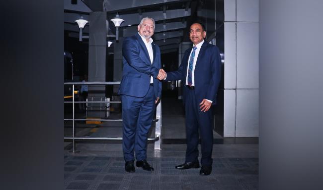 Minister of Foreign Affairs and International Cooperation of the Republic of Honduras, H.E. Mr. Eduardo Enrique Reina Garcia arrived in New Delhi