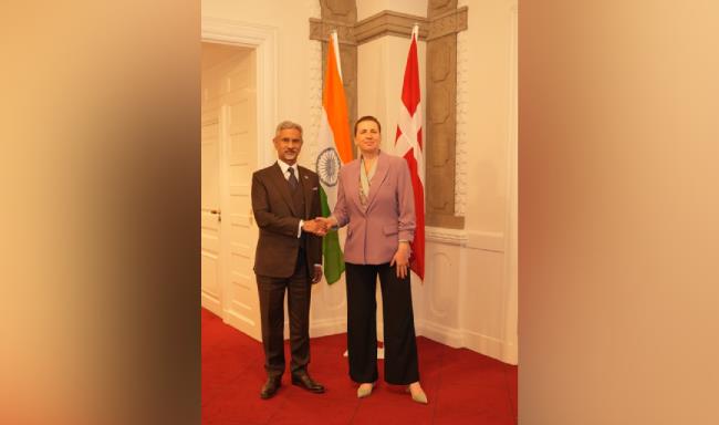 External Affairs Minister Dr. S. Jaishankar called on H.E. Ms. Mette Frederiksen, Prime Minister of Denmark in Copenhagen