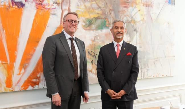 External Affairs Minister Dr. S. Jaishankar met H.E. Mr. Morten Bodskov, Minister for Industry, Business and Financial Affairs of Denmark in Copenhagen