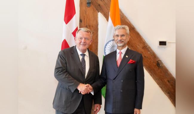 External Affairs Minister Dr. S. Jaishankar met H.E. Mr. Lars Lokke Rasmussen, Minister for Foreign Affairs of Denmark in Copenhagen