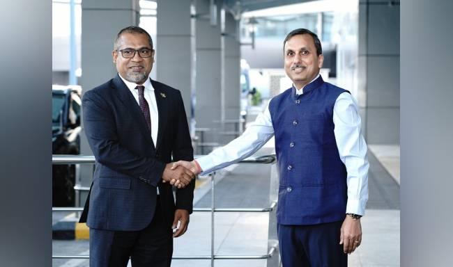 Minister of Foreign Affairs of the Republic of Maldives to India, H.E. Mr. Abdulla Khaleel arrived in New Delhi