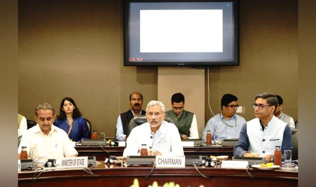 External Affairs Minister Dr. S. Jaishankar chaired the Consultative Committee Meeting of the Ministry of External Affairs in New Delhi
