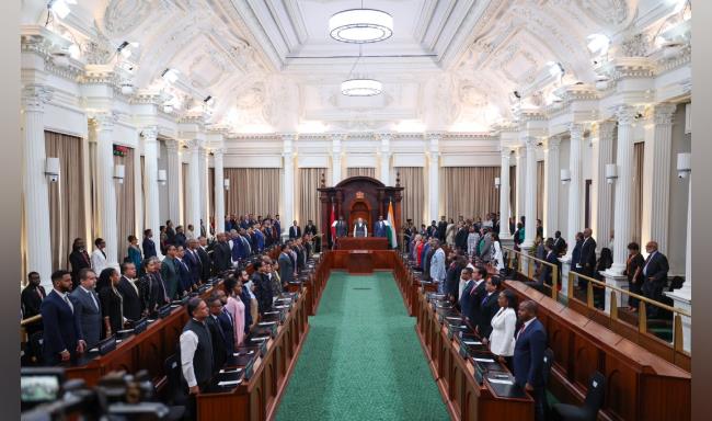 Prime Minister Shri Narendra Modi addressed a Joint Assembly of the Parliament of Trinidad and Tobago in Port of Spain
