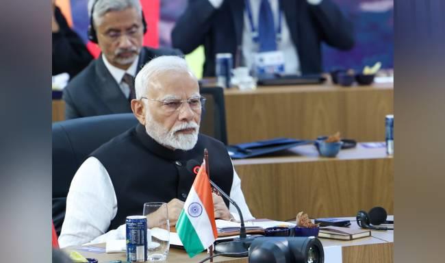 Prime Minister Shri Narendra Modi addressed the session on ‘Peace and Security and Reform of Global Governance’ at the 17th BRICS Summit in Rio de Janeiro, Brazil