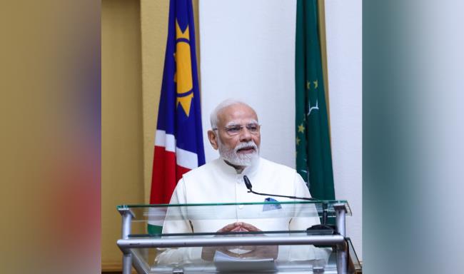 Prime Minister Shri Narendra Modi addressed the Parliament of Namibia in Windhoek