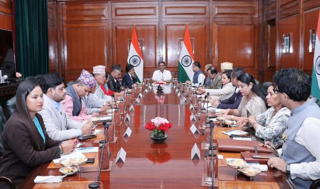 Foreign Secretary, Shri Vikram Misri held discussions with a multiparty delegation of Members of Parliament from Nepal in New Delhi