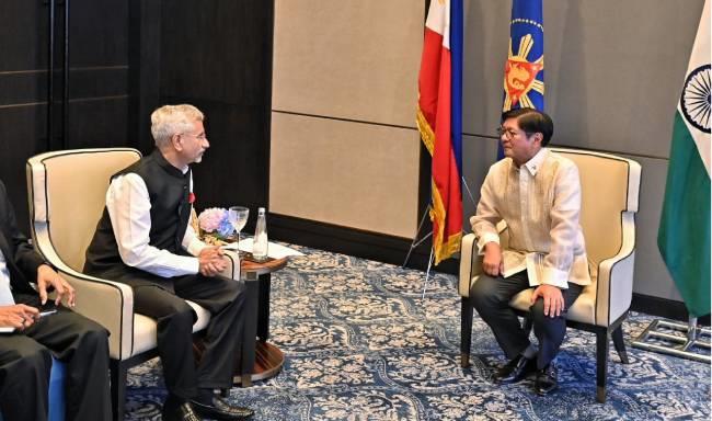 External Affairs Minister Dr. S. Jaishankar called on H.E. Mr. Ferdinand R. Marcos Jr., President of the Republic of the Philippines in New Delhi