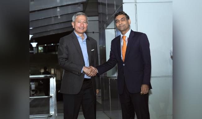 Minister of Foreign Affairs of Singapore, H.E. Dr. Vivian Balakrishnan arrived in New Delhi for the 3rd India-Singapore Ministerial Roundtable (ISMR)