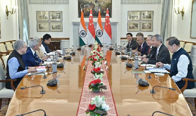 The 3rd India–Singapore Ministerial Roundtable (ISMR) held in New Delhi