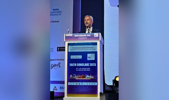 External Affairs Minister Dr. S. Jaishankar addressed the FAITH Conclave 2025 in New Delhi