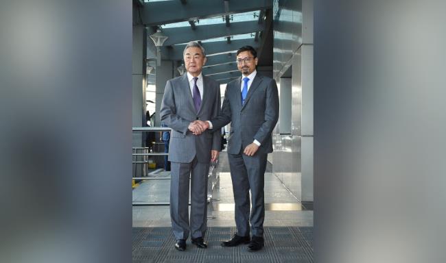 Minister of Foreign Affairs of China, H.E. Mr. Wang Yi arrived in New Delhi
