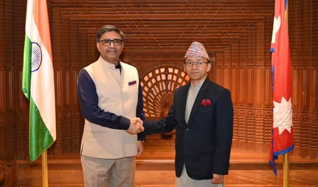 Foreign Secretary Shri Vikram Misri met H.E. Mr. Amrit Bahadur Rai, Foreign Secretary of Nepal in Kathmandu