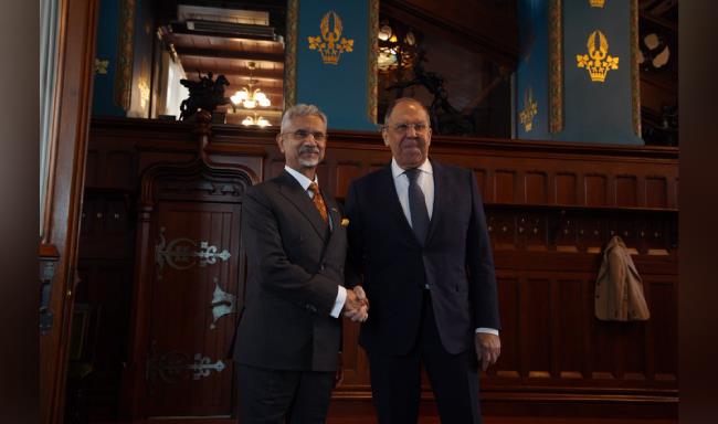 External Affairs Minister Dr. S. Jaishankar met H.E. Mr. Sergey Lavrov, Foreign Minister of the Russian Federation in Moscow