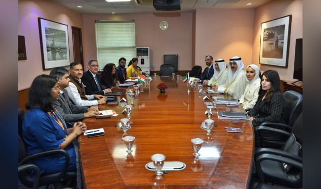 7th Foreign Office Consultations between India and Kuwait co-chaired by Shri Aseem R. Mahajan, Additional Secretary (Gulf), Ministry of External Affairs and Ambassador Sameeh Essa Johar Hayat, Assistant Foreign Minister for Asia Affairs and Ministry of Foreign Affairs of Kuwait in New Delhi