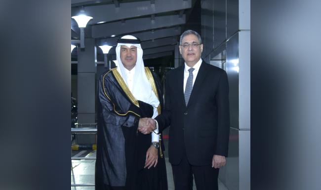 Minister of State for Foreign Trade Affairs of Qatar, H.E. Dr. Ahmed bin Mohammed Al-Sayed arrived in New Delhi
