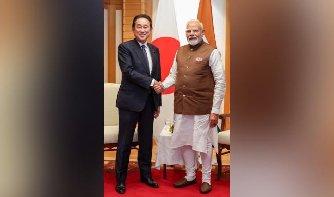 Prime Minister Shri Narendra Modi met Mr. Fumio Kishida, former Prime Minister of Japan in Tokyo, Japan