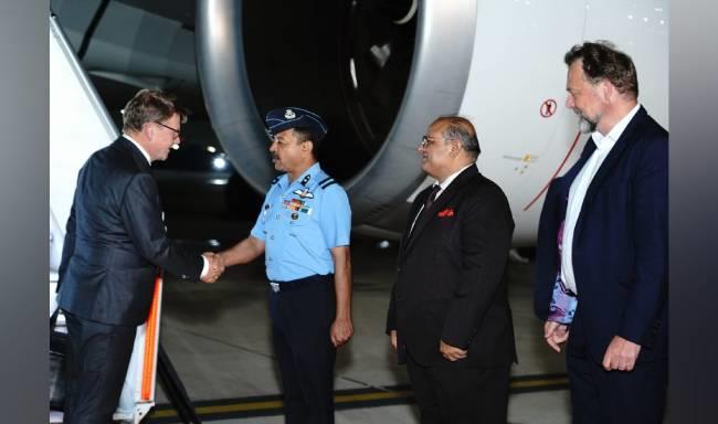Federal Minister for Foreign Affairs of the Federal Republic of Germany, H.E. Dr. Johann David Wadephul arrived in New Delhi