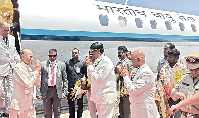 Prime Minister of the Republic of Mauritius, H.E. Dr. Navinchandra Ramgoolam arrived in the divine city of Tirupati