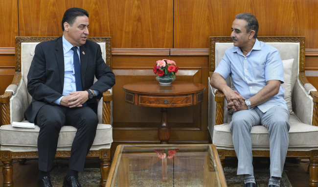 Minister of State for External Affairs, Shri Kirti Vardhan Singh met H.E. Mr. Omar Hejira, Secretary of State in charge of Foreign Trade of Kingdom of Morocco in New Delhi