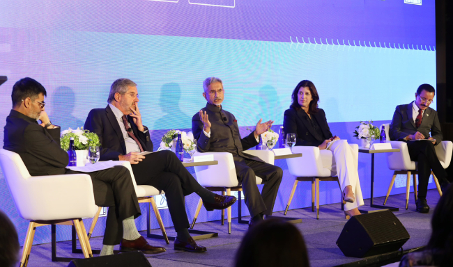 External Affairs Minister Dr. S. Jaishankar participated in the annual panel discussion of Observer Research Foundation (ORF) on the topic ‘The Heart of Development: Aid, Trade & Technology’ in New York