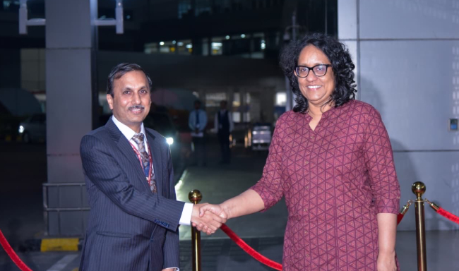 Prime Minister of Sri Lanka, H.E. Dr. Harini Amarasuriya arrived in New Delhi on her maiden official visit to India