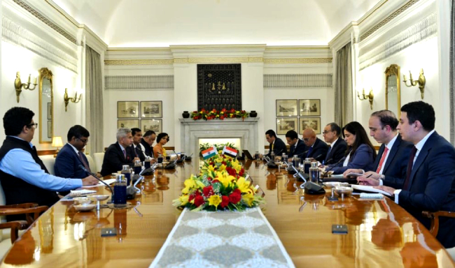 External Affairs Minister Dr. S. Jaishankar and H.E. Dr. Badr Abdelatty, Minister of Foreign Affairs of Egypt co-chaired the inaugural session of the India-Egypt Strategic Dialogue in New Delhi