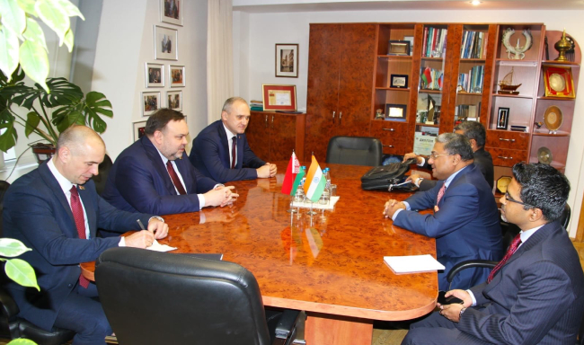 Foreign Office Consultations (FOC) between India and Belarus co-chaired by Secretary (West) Shri Sibi George and Deputy Foreign Minister of Belarus, H.E. Mr. Evgeny Shestakov held in Minsk