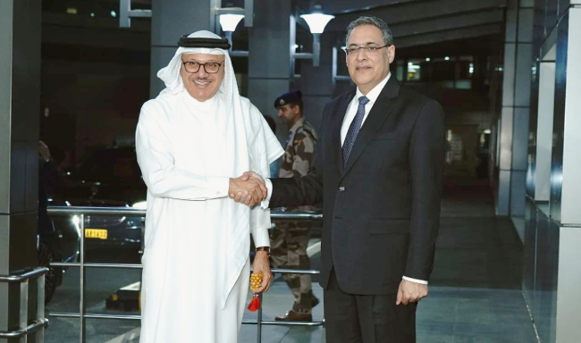 Minister of Foreign Affairs of the Kingdom of Bahrain, H.E. Dr. Abdullatif bin Rashid Al Zayani arrived in New Delhi