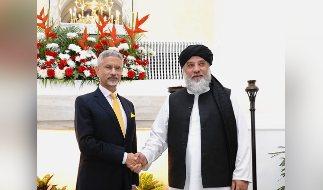 External Affairs Minister Dr. S. Jaishankar met H.E. Mr. Alhaj Nooruddin Azizi, Minister of Industry and Commerce of Afghanistan in New Delhi