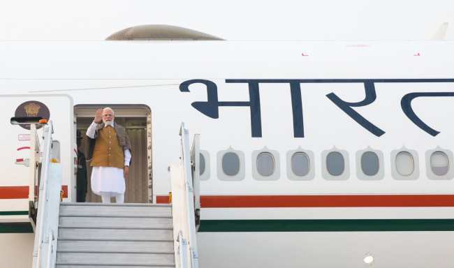 Prime Minister Shri Narendra Modi departed for Johannesburg, South Africa to attend the 20th G20 Leaders’ Summit