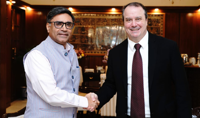 Foreign Secretary Shri Vikram Misri met H.E. Mr. Rick Switzer, Deputy United States Trade Representative in New Delhi
