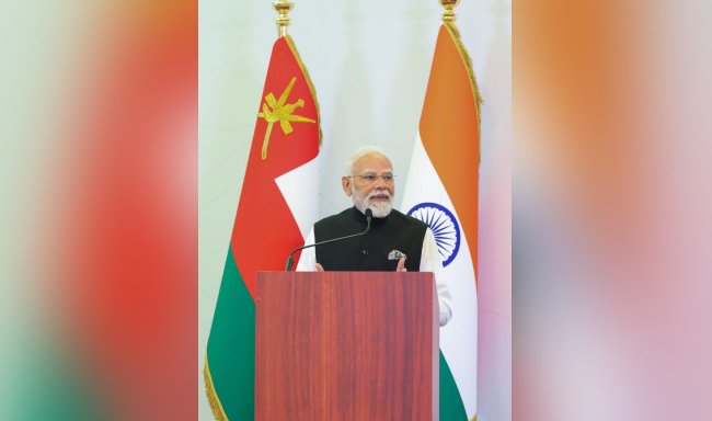 Prime Minister Shri Narendra Modi addressed the India–Oman Business Forum in Muscat, Oman