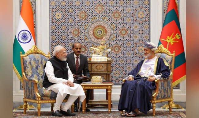 Prime Minister Shri Narendra Modi met His Majesty Sultan Haitham bin Tarik, Sultan of Oman in Muscat, Oman