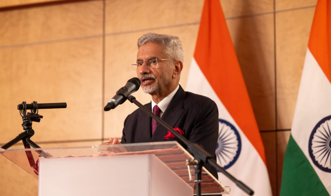 External Affairs Minister Dr. S. Jaishankar interacted with members of the Indian community in Luxembourg
