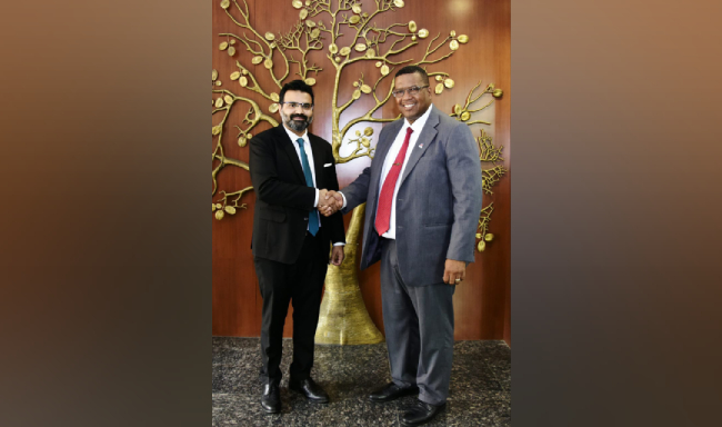 The 5th round of India–Namibia Foreign Office Consultations (FOC) co-chaired by Shri Janesh Kain, Joint Secretary (East & Southern Africa) and Amb. Charles Josob, Acting Head of Department for Bilateral Relations and Cooperation, Ministry of International Relations and Trade of Namibia in New Delhi