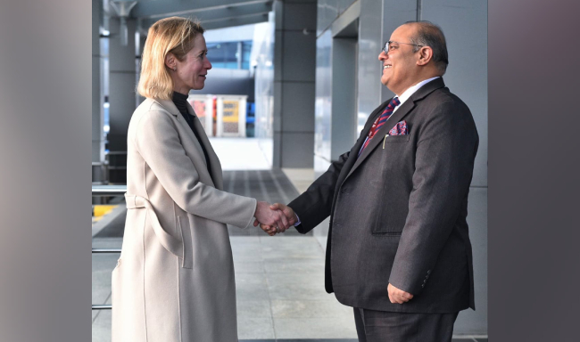 EU High Representative/Vice-President (HRVP) of the European Commission, H.E. Ms. Kaja Kallas arrived in New Delhi on her first official visit