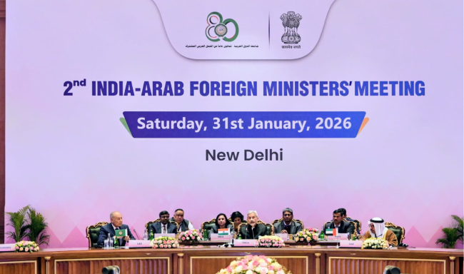 External Affairs Minister Dr. S. Jaishankar co-chaired the 2nd India–Arab Foreign Ministers’ Meeting in New Delhi