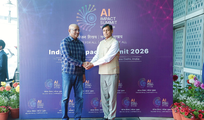 Vice President of Guyana, H.E. Dr. Bharrat Jagdeo arrived in New Delhi for the India AI Impact Summit