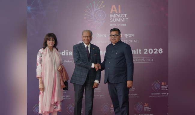 Prime Minister of Mauritius, H.E. Dr. Navinchandra Ramgoolam arrived in New Delhi to participate in the India AI Impact Summit