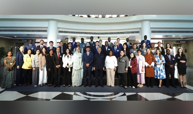 External Affairs Minister Dr. S. Jaishankar interacted with participants of the 4th Global South Young Diplomats Forum in New Delhi