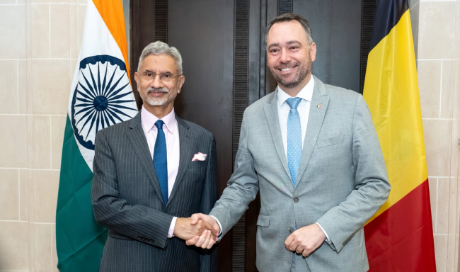 External Affairs Minister Dr. S. Jaishankar met H.E. Mr. Maxime Prevot, Minister of Foreign Affairs of Belgium in Brussels