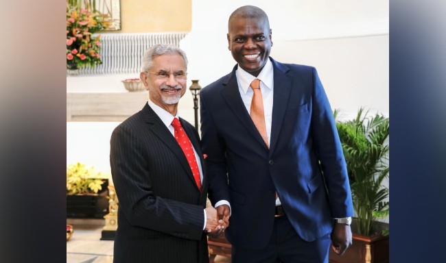 External Affairs Minister Dr. S. Jaishankar met H.E. Mr. Ronald Ozzy Lamola, Minister of International Relations and Cooperation of South Africa in New Delhi